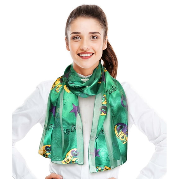 CBC Crown Mardi Gras Festive Scarf