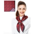thumbnail image 1 of CBC Crown Women's Lightweight Silk Feeling Heart Print Valentines Day Festive Scarf 13"x60" or 35" x 35", 1 of 2