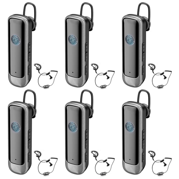 Cbcbtwo N3s Max 2 Way Radios Rechargeable, Touch to Talk,Walkie Talkies Long Range with Earpiece,Portable Mini Two Way Radio for Restaurant(6 Pack)