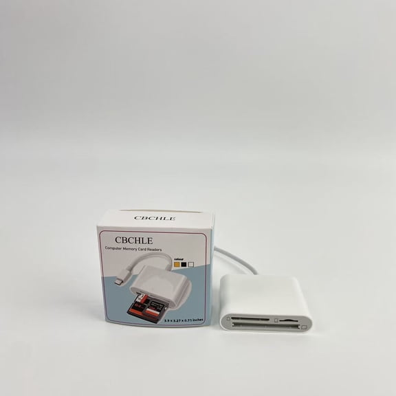 CBCHLE Computer Memory Card Readers,SD Card Reader for Phone, Memory Card Reader with USB Camera Adapter Plug and Play Trail Game Camera SD Card Viewer Supports SD