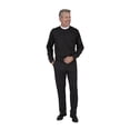 thumbnail image 1 of CBCS 201BLK1853637 Mens Long Sleeve Neckband Shirt, Black - 18.5 in. Neck - 36-37 in. Sleeve, 1 of 5