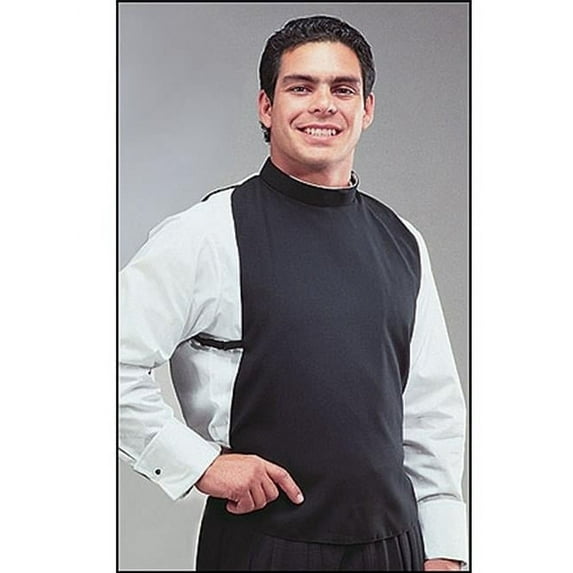 CBCS 99BLKNo.3-22225 No.3 Brothers Shirt Plain Front, Black - 22-22.5 in.