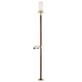 thumbnail image 1 of CBCS SB830FLBN Pew End Candle Stick with Large Brass Floor Length Bracket, 1 of 1