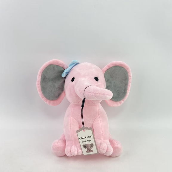 CBCXAOK Plush toys,Bedtime Originals Twinkle Toes Pink Elephant Plush, 1 Count (Pack of 1)