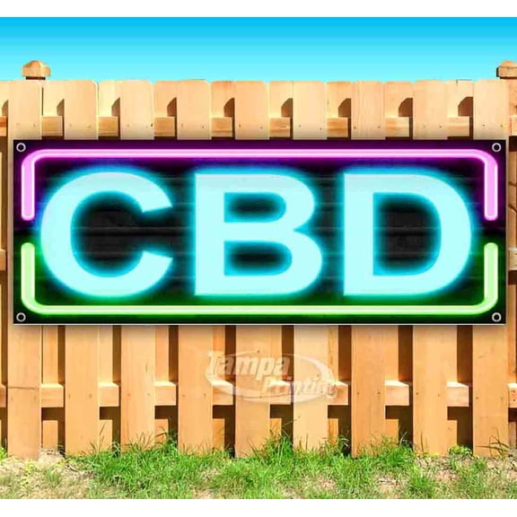 CBD 13 oz Vinyl Banner With Metal Grommets