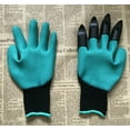 thumbnail image 1 of CBD Garden Gloves Digging Protective Insulating Gloves (Green Black) One Pair, 1 of 5