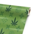 thumbnail image 1 of CBD Green 24” x 52” Vinyl Wrap Sheet for large or custom items | 3M wrap DIY to custom skin gear of all types and sizes, including vehicles, boats, appliances, furniture, atv’s, golf, 1 of 5