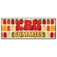 thumbnail image 1 of CBD Gummies | 48" X 120" Banner | Heavy Duty 13oz. Outdoor Vinyl Single Sided With Grommets | Made in The USA, 1 of 4