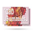 thumbnail image 1 of CBD Gummies Vinyl Decal 2 Pack of 24 Inch x 36 Inch Weatherproof Heavy-Duty Adhesive Backing | Delicious Edibles, Wellness Products, Health Benefits | Made in USA, 1 of 6