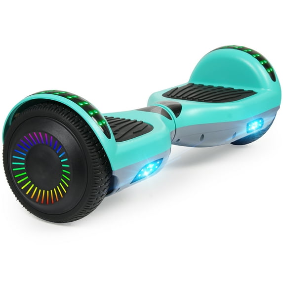 CBD Hoverboard Two-Wheel Self Balancing Scooter 6.5" with Bluetooth Speaker and LED Lights Electric Scooter for Adult Kids Gift
