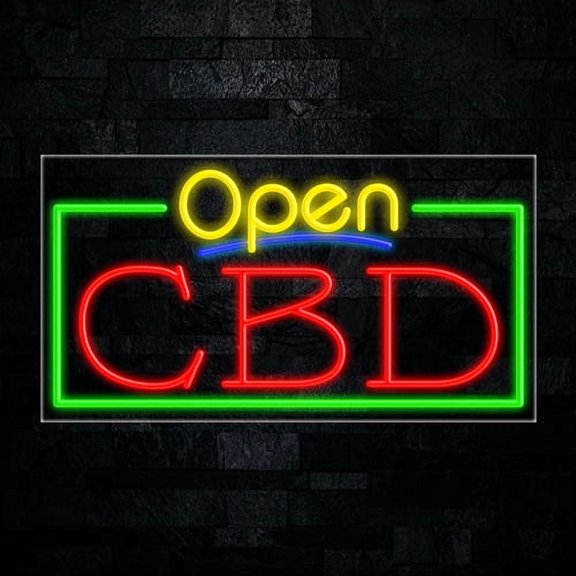 CBD-LED Neon Sign 33"L x 18"H #35652