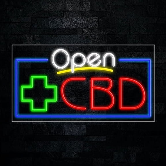 CBD-LED Neon Sign 33"L x 18"H #35653