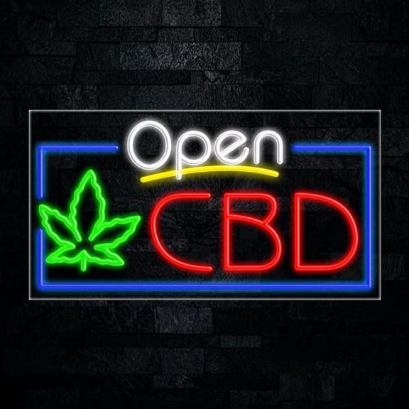 CBD-LED Neon Sign 33"L x 18"H #35654