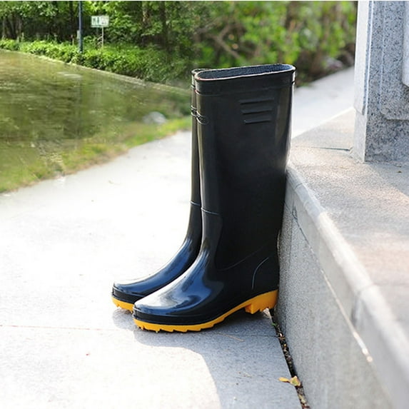 CBD Men's Basic Black Rain Boot