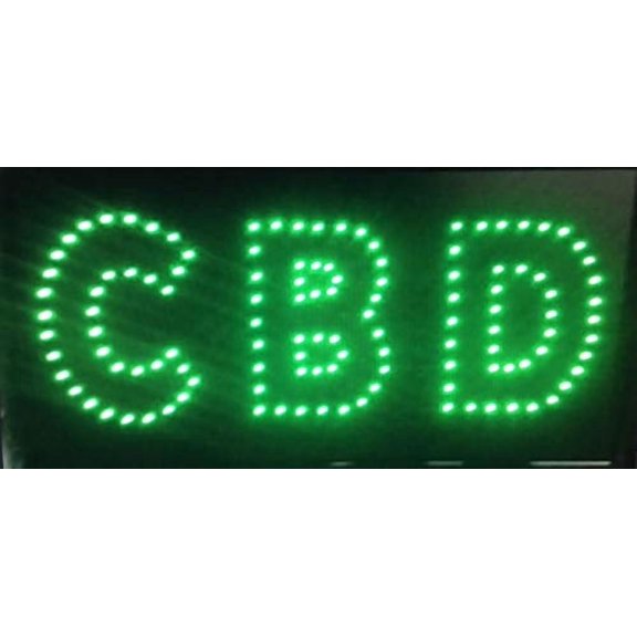 CBD Sign 2 Pack 19"(L) X 1"(W) X 10"(H) LEDUSA