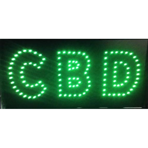 CBD Sign 2 Pack 19"(L) X 1"(W) X 10"(H) LEDUSA