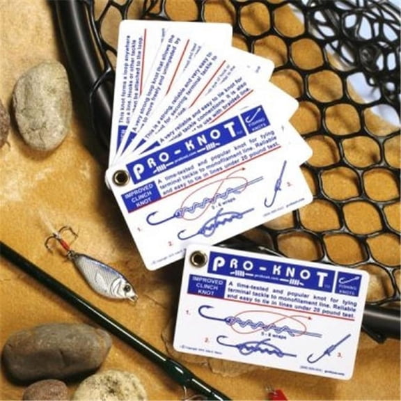 CBDist Pro-Knot Waterproof Fishing Knot Cards - 10 Knots