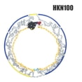 thumbnail image 1 of CBEHTWI 2Pcs Portable Snow Tire Chains, Auto Fixing Quick Fit Easy Installation Tire Chains, Universal Emergency Tire Traction Chains for Passenger Car, Pickup Trucks, SUV, 1 of 8