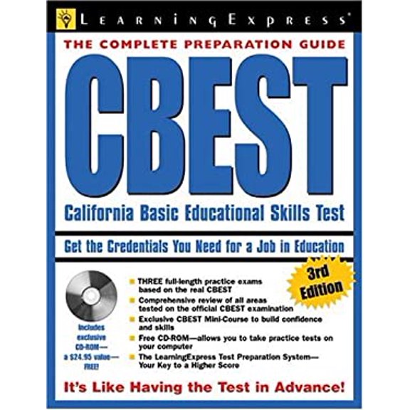 Pre-Owned Cbest : California Basic Educational Skills Test 9781576855485 Used
