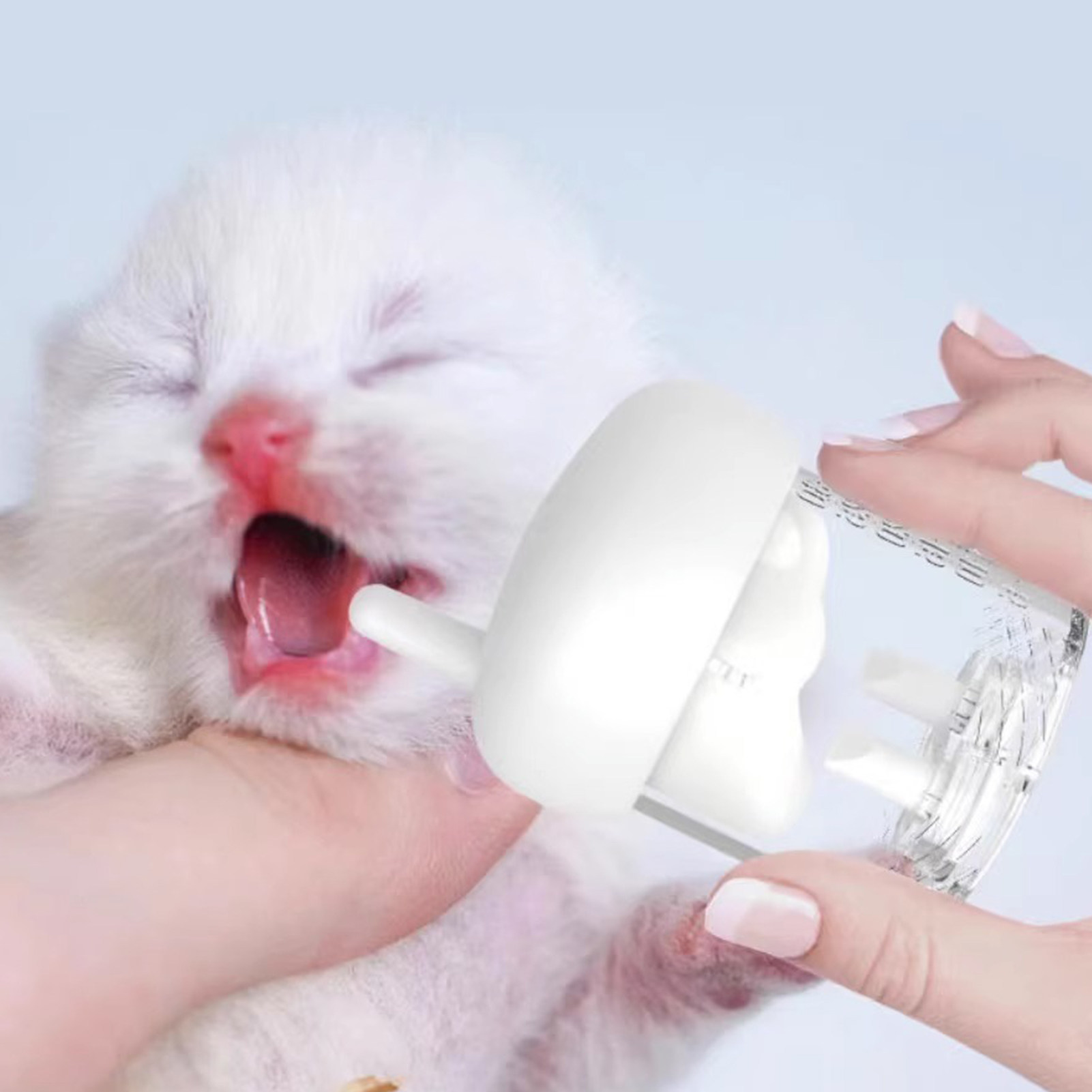 CBFFDC Anti-choking Pet Pacifier Newborn Kitten Puppy Feeding Bottles