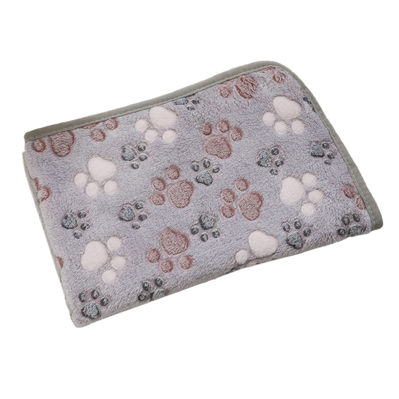 CBFFDC Pet Pad Soft Warm Cartoon Pattern Pet Blanket Flannel Dog Bed
