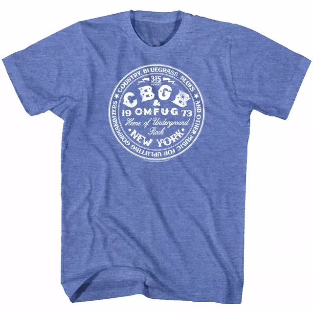 CBGB 315 Bowery Logo T Shirt Home of Underground Rock OMFUG NYC