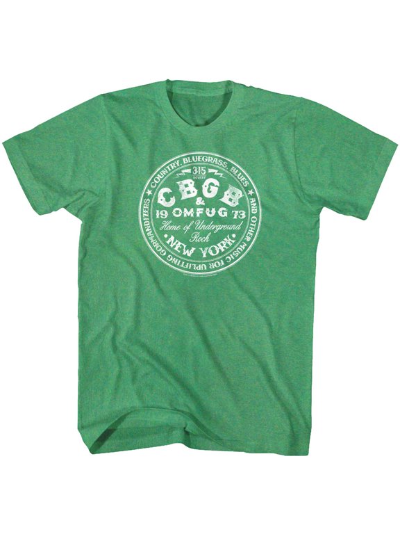 CBGB CBGB Circle Kelly Heather Adult T-Shirt