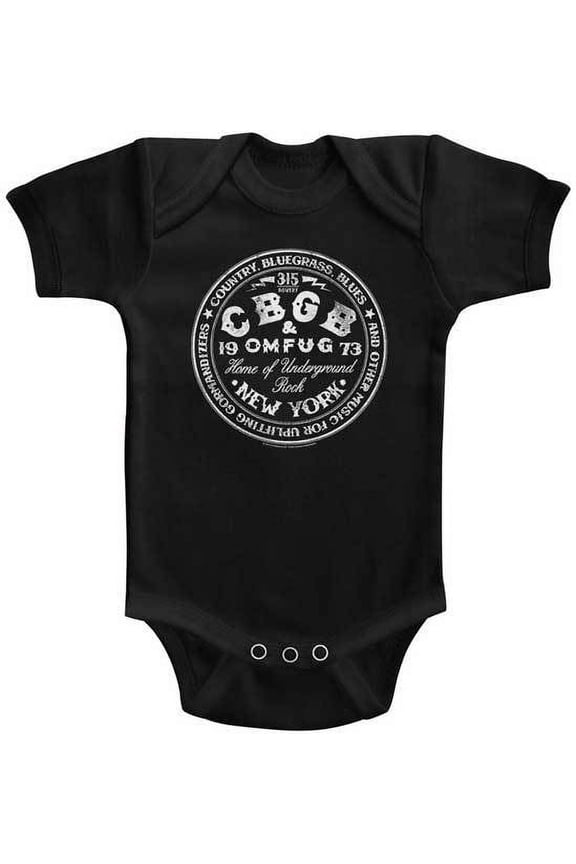 CBGB Circle Logo Baby One Piece