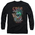 thumbnail image 1 of CBGB & City Mowhawk Long Sleeve Adult Cotton 18-1 T-Shirt, Black - Extra Large, 1 of 1
