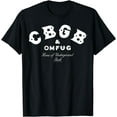 thumbnail image 1 of CBGB Classic Black T-Shirt - Adult Polyester Short Sleeve, Casual Fit, 1 of 3