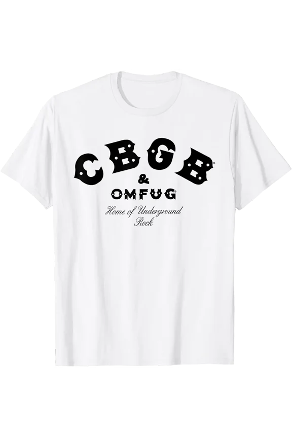 CBGB – Classic Logo On White T-Shirt