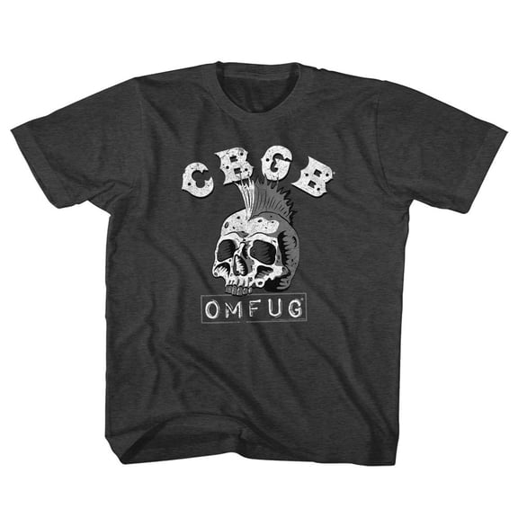 CBGB Dead Mohawk Black Heather Children's T-Shirt