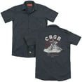 thumbnail image 1 of CBGB High Tops (Back Print) Adult Work Shirt Charcoal, 1 of 1