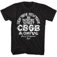 thumbnail image 1 of CBGB Logo And Address Black Adult T-Shirt, 1 of 2