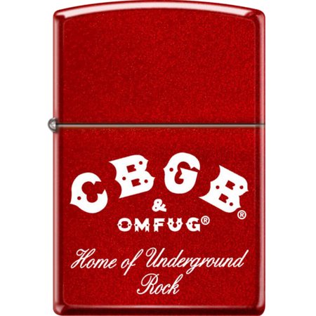CBGB Metallic Red Zippo Lighter