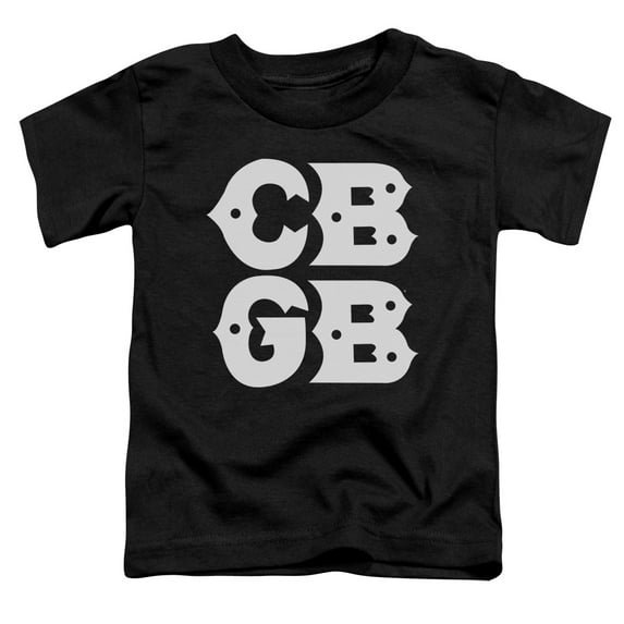 CBGB Stacked Logo Toddler T-Shirt Black