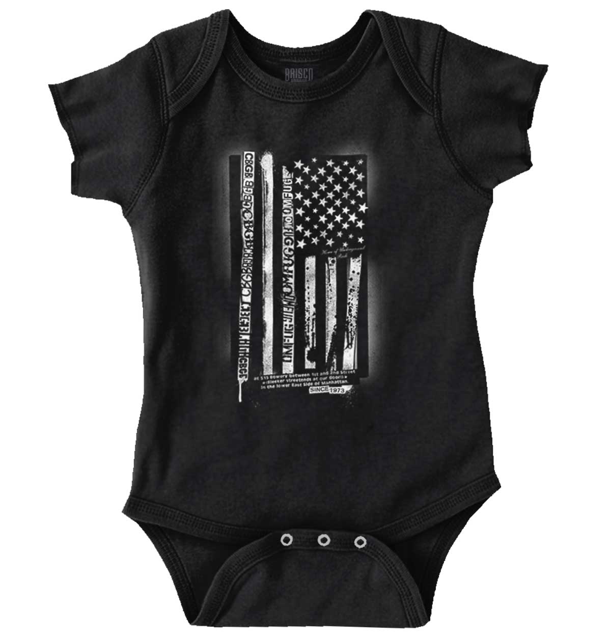 CBGB United States Of Punk Rock American Romper Boys or Girls Infant Baby Brisco Brands 12M - image 1 of 6