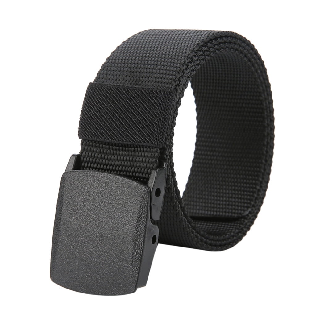 CBGELRT Belts for Men Plus Size Nylon Canvas Long Waist Belts with