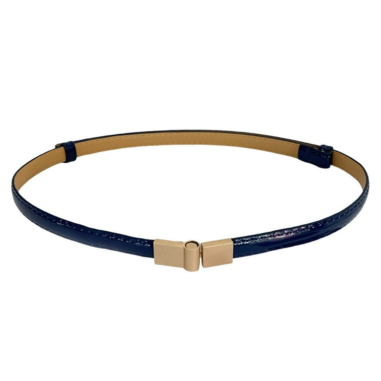 Thin top navy belt