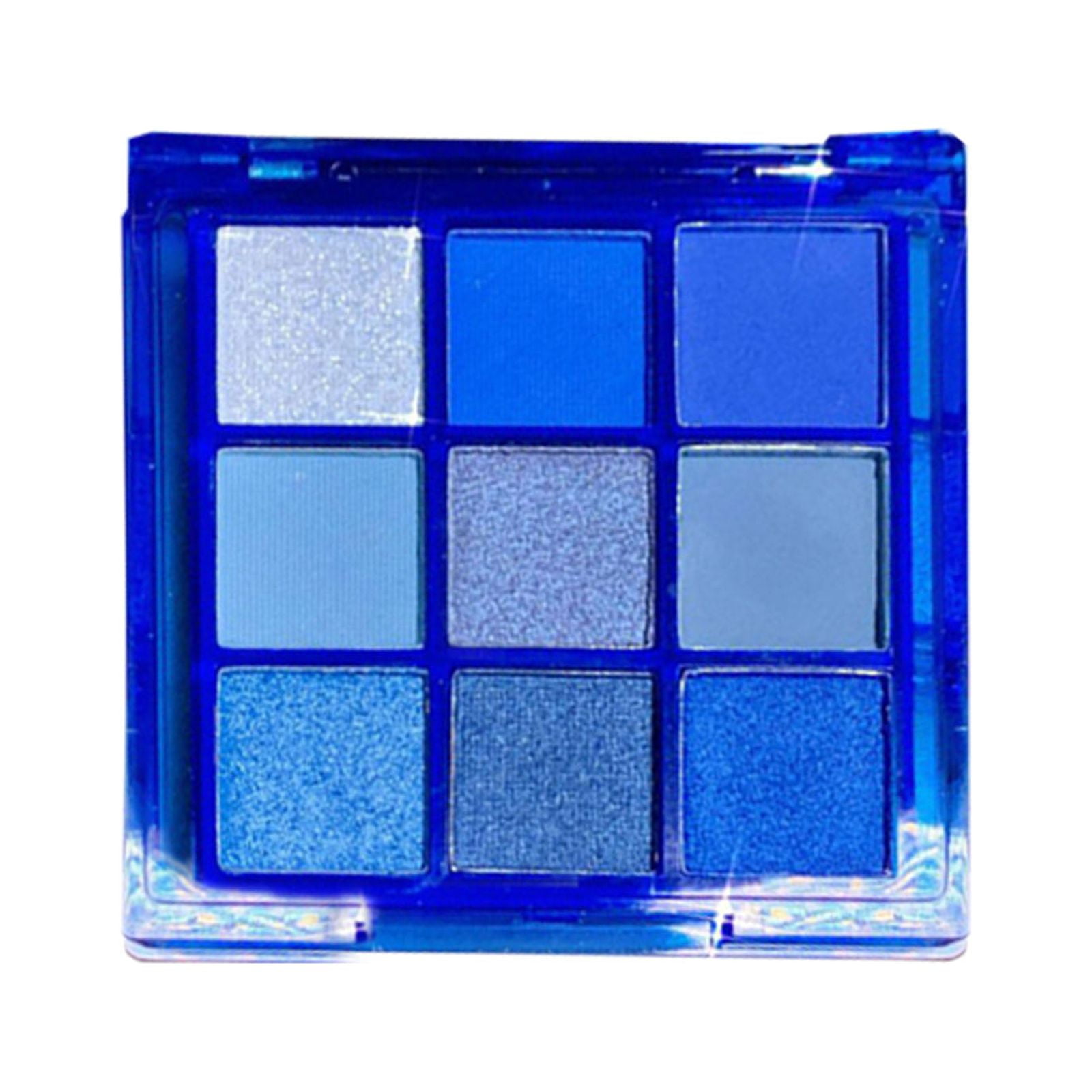 CBGELRT Blue Eyeshadow Palette 9 Shade Eye Shadow Plate Sweat