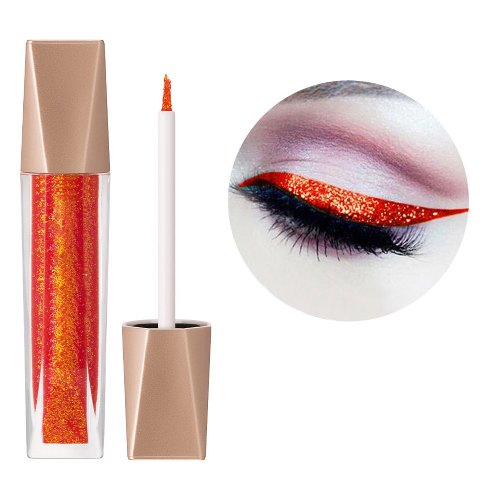 CBGELRT Glitter Liquid Eyeshadow Color Eyeliner Pearlescent Sequin