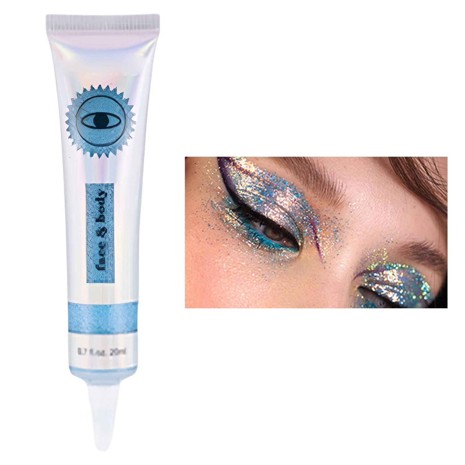 CBGELRT Liquid Glitter Eyeshadow Colorful Metallic Pearl Smokey Eye