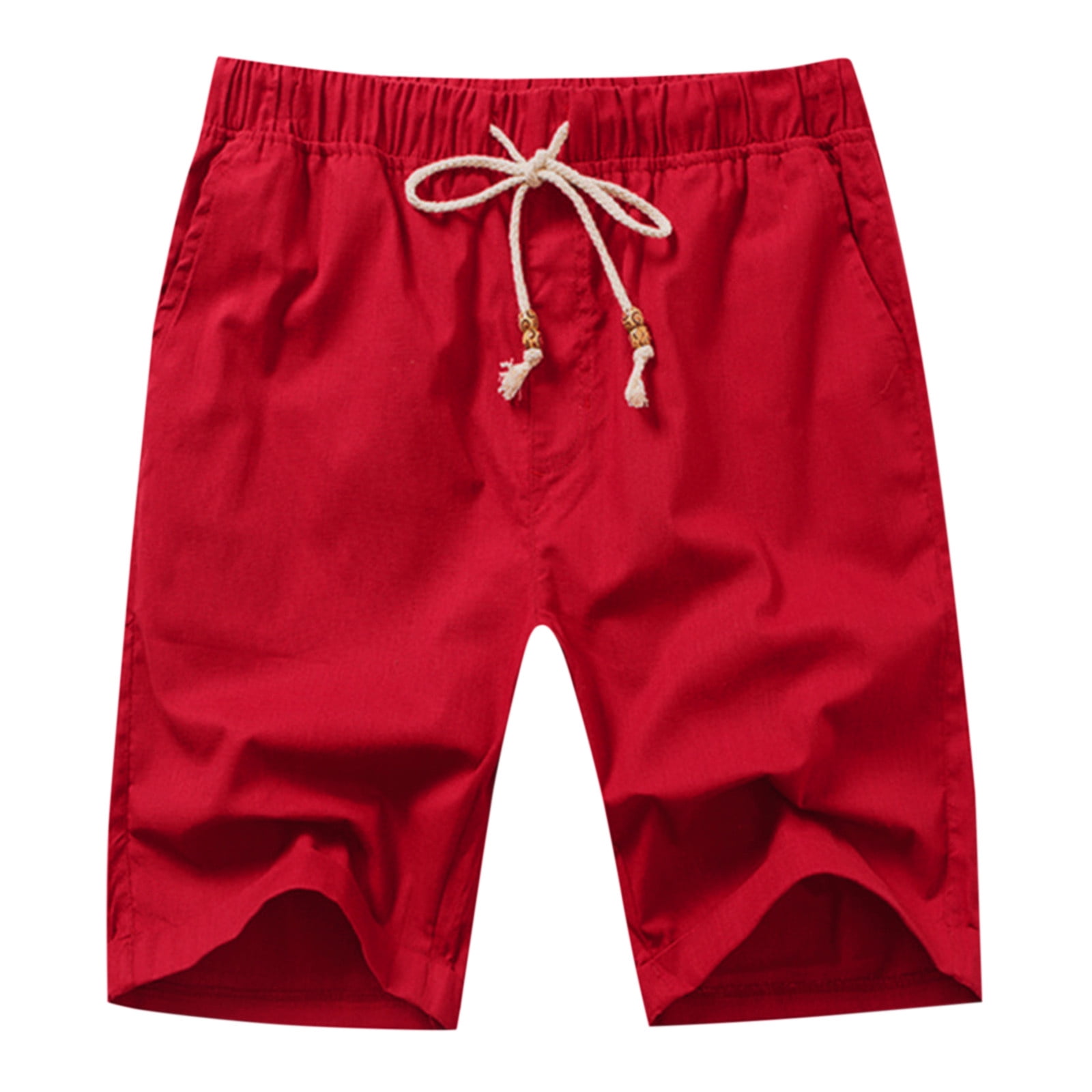 CBGELRT Mens Quick Dry Fishing Hiking Shorts Men's Cotton Linen Five Part  Pants Casual Solid Loose Youth Japanese Retro Breathable Shorts Men Mens  Capris Pants Drawstring XL 