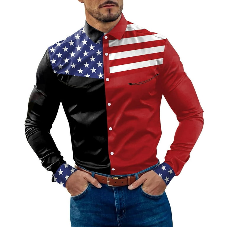 Blue Jeans with Red Shirt Smart Casual Outfits For Men In Their