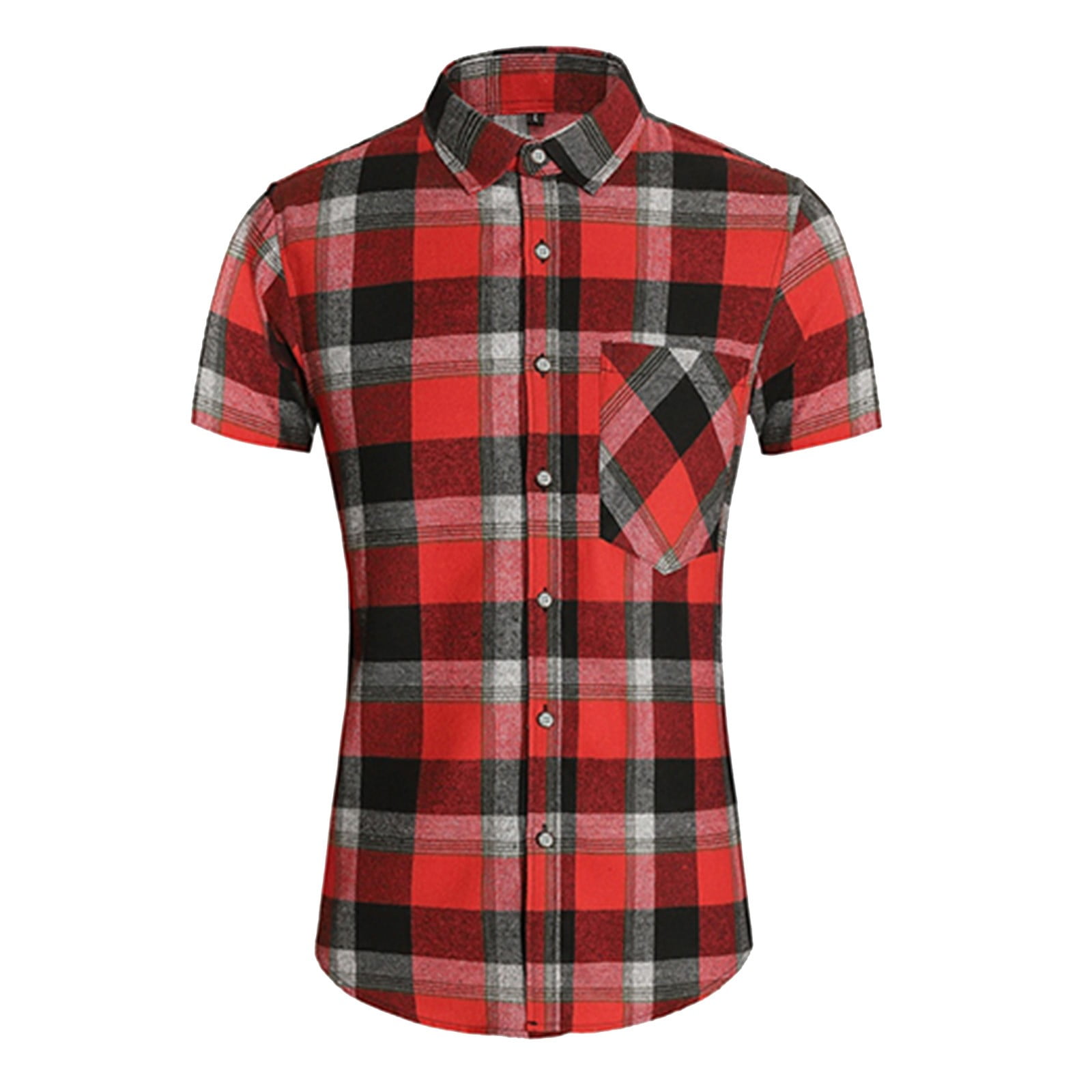 mens summer plaid shirts