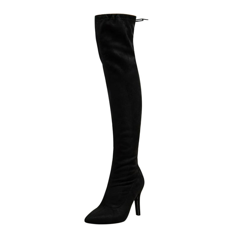 CBGELRT Over the Knee Boots for Women Autumn Winter Fashion Suede