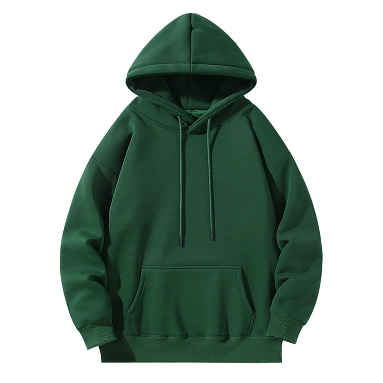Cbgelrt Plus Size Oversized Hoodies for Men Simple Fashion Plain Drawstring Hooded Sweatshirt Casual Sports Pullover with Pocket 4xl gn2