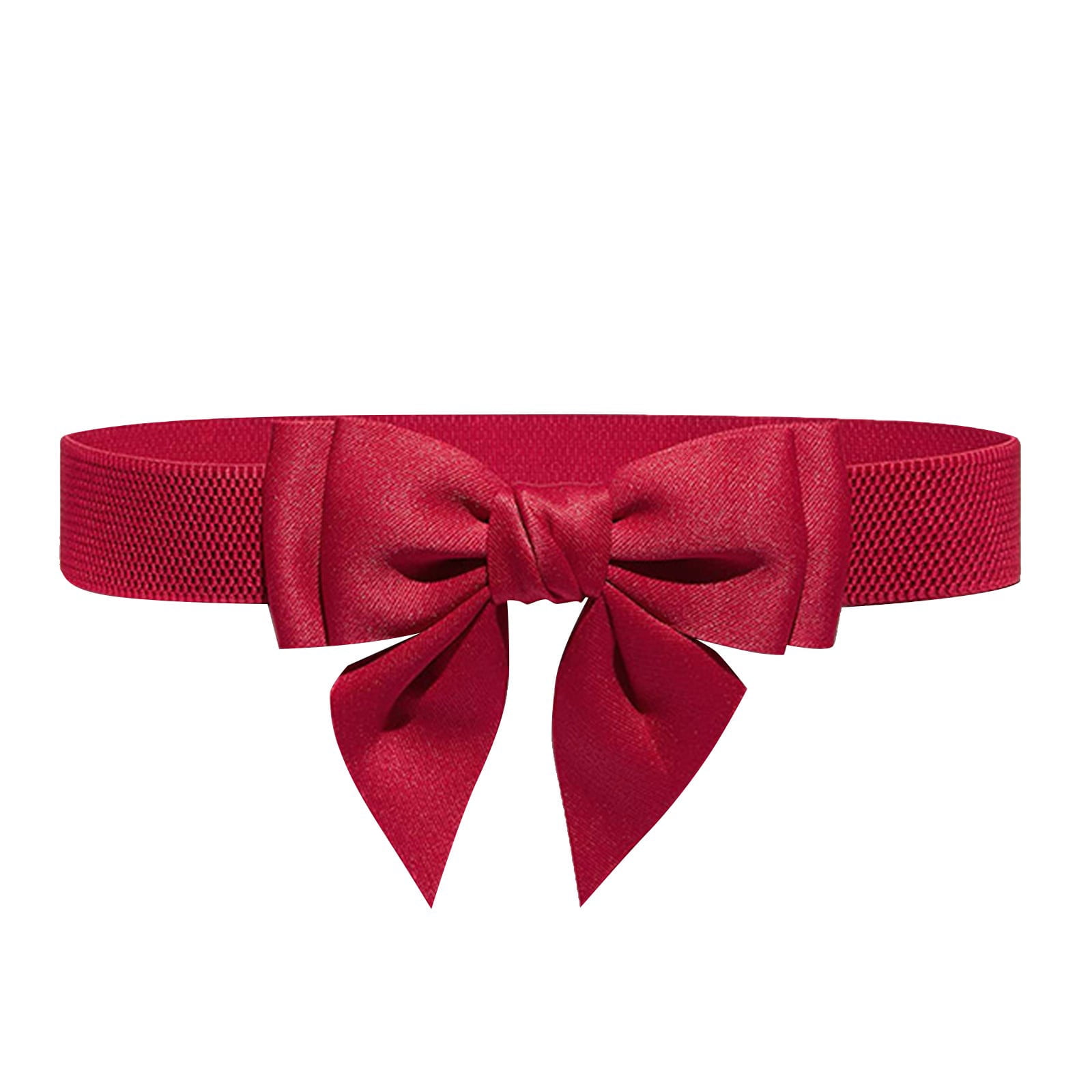 GINGHAM BOW RIBBON BELT 1 1/4 Red D Ring Buckle Classy Preppy Custom Size  NEW