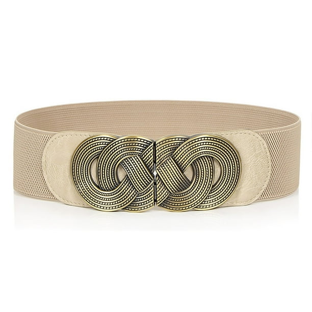 Wide beige belt hot sale