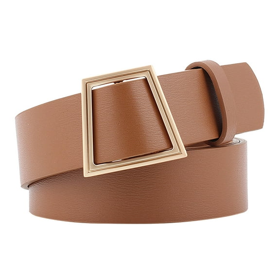 CBGELRT Wide Belts for Women Plus Size Pu Leather Stretch Waist Belts for Jeans Pants with Metal Pin Buckle Ladies Dress Belt, Brown